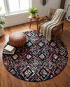 Brighton Terrace Collection Area Rug -  Ovingdean Round Multi  lifestyle 44