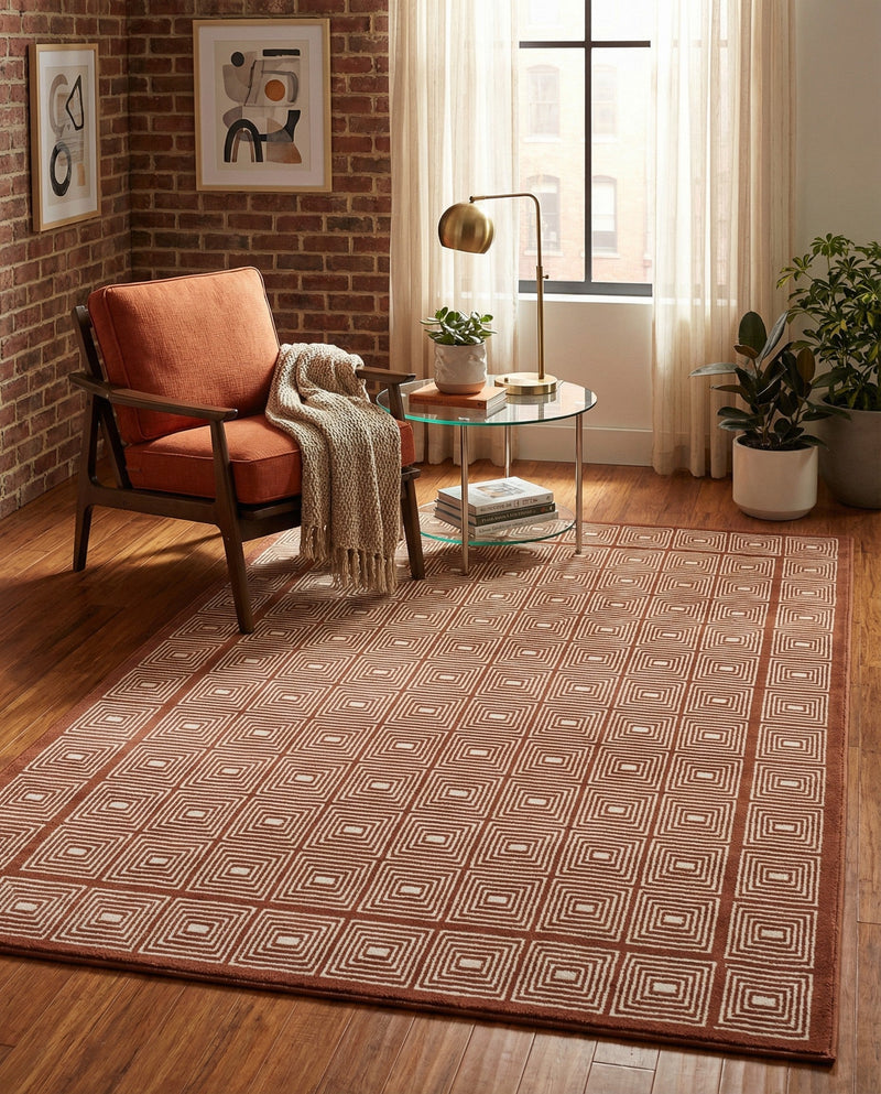 Aravalli Collection Area Rug -  Jaipur Rectangle Dusty Pink  lifestyle 39