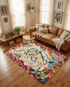 Colorburst Oasis Collection Area Rug -  Calypso Rectangle Multi  lifestyle 9