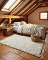 Cozy Cove Shag Collection Area Rug -  Harbor Rectangle Ivory  lifestyle 34