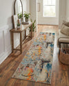 Chromatic Oasis Collection Area Rug -  Fresco Runner Multi  lifestyle 58