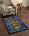 Caribbean Cove Collection Area Rug -  Grenada Rectangle Navy Blue  lifestyle 12