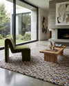 Woolen Sphere Collection Area Rug - Orbsburg (Pink and Purple) Rectangle Pink and Purple  lifestyle 8