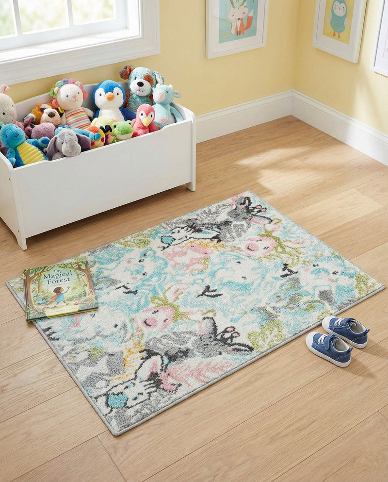 Wonder Tykes Collection Area Rug -  Splash Rectangle Multi  lifestyle 13