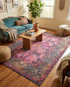 Maranta Collection Area Rug - Paramaribo Rectangle Pink  lifestyle 9