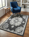 Beverly Grove Collection Area Rug - Melrose (Charcoal) Rectangle Charcoal  lifestyle 10
