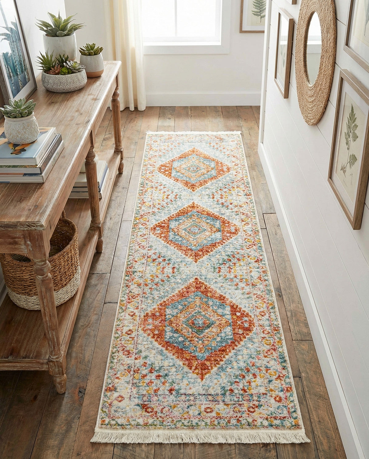 Arcadia Rugs Collection Area Rug -  Xanadu Runner Salmon  lifestyle 87