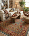 Ottoman Elegance Collection Area Rug -  Cappadocia Rectangle Light Blue  lifestyle 31
