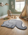 Whimsy Wonders Wool Collection Area Rug -  Prairie Rectangle Gray  lifestyle 7