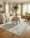 Adriana Terrace Collection Area Rug -  Positano (Aqua) Rectangle Aqua  lifestyle 7