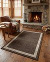 Studio Haven Collection Area Rug -  Alcove (Brown) Rectangle Brown  lifestyle 12