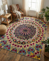 Venetian Tapestry Collection Area Rug -  Burano Rectangle Multi  lifestyle 21