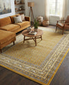 Soho Elegance Collection Area Rug -  Mercer (Yellow) Rectangle Yellow  lifestyle 24