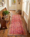 Heritage Elegance Collection Area Rug -  Fontainebleau Runner Red  lifestyle 51
