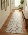 Trellis Mosaic Collection Area Rug - Arborville (Ivory) Runner Ivory  lifestyle 62