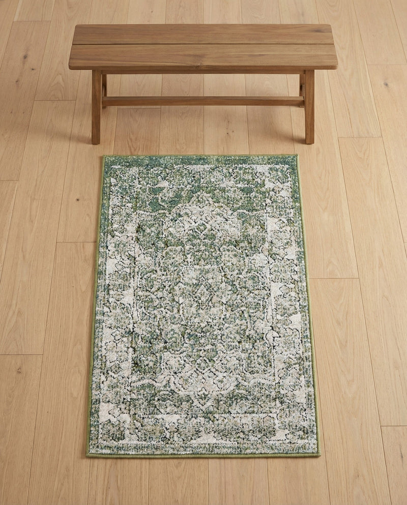 Savannah Soiree Collection Area Rug -  Everglade (Green) Rectangle Green  lifestyle 12