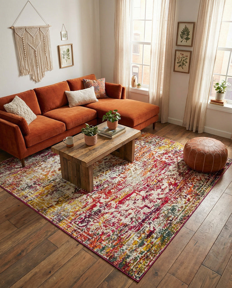 Georgetown Rugs Collection Area Rug - Dupont (Multi) Square Multi  lifestyle 74