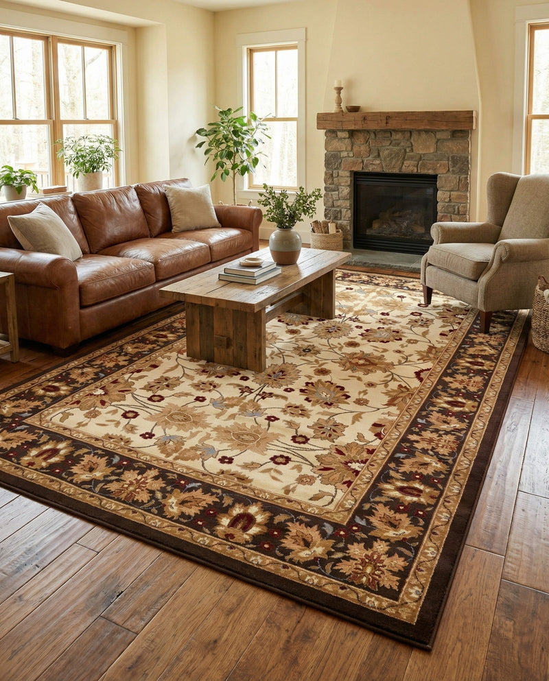 Jaipur Elegance Collection Area Rug -  Jal Rectangle Cream  lifestyle 16