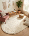 Majestic Manor Collection Area Rug - Versailles (Bone) Oval Bone  lifestyle 59