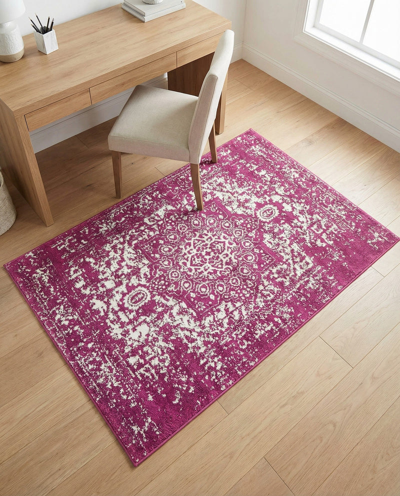 Georgetown Rugs Collection Area Rug - Dupont (Purple) Rectangle Purple  lifestyle 18