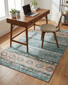 Heritage Elegance Collection Area Rug -  Edinburgh Rectangle Green  lifestyle 33