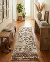 Andes Summit Collection Area Rug -  Huascarán Runner Chocolate Brown  lifestyle 36
