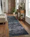 Sahara Essence Collection Area Rug - Oasis (Black) Runner Black  lifestyle 56