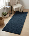 Plush Oasis Collection Area Rug - Serenity (Sapphire Blue) Runner Sapphire Blue  lifestyle 63