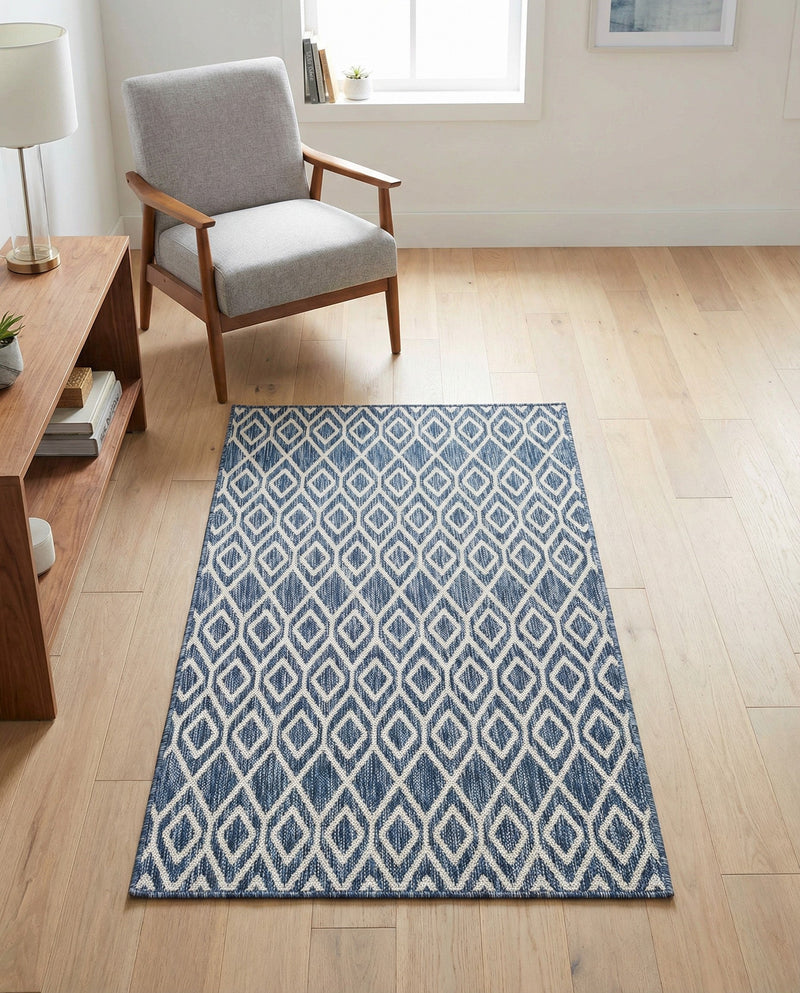Urban Oasis Rugs Collection Area Rug -  Boulevard (Blue) Rectangle Blue  lifestyle 20