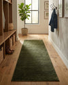 Bloomsbury Elegance Collection Area Rug -  Kensington (Green) Runner Green  lifestyle 73