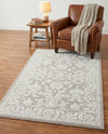 Savannah Elegance Collection Area Rug - Augusta (Light Gray) Rectangle Light Gray  lifestyle 22