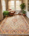 Bazaar Chic Collection Area Rug -  Fez Rectangle Ivory and Gold  lifestyle 20