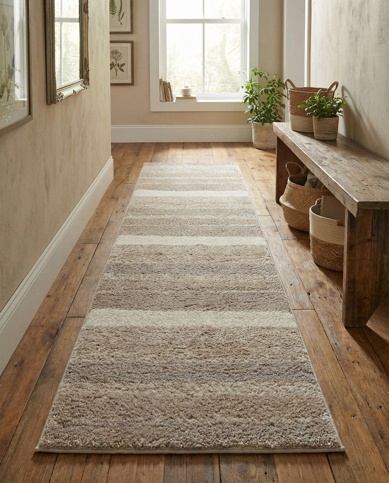 Sienna Collection Area Rug -  Amalfi Runner Cloud Gray  lifestyle 54