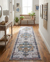 Baroque Era Collection Area Rug - Versailles (Sea Salt White) Runner Sea Salt White  lifestyle 25