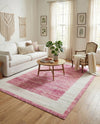 Metro Heights Collection Area Rug -  Park Rectangle Pink  lifestyle 26