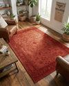 Horizon Collection Area Rug -  Apex (Rust Red) Rectangle Rust Red  lifestyle 10