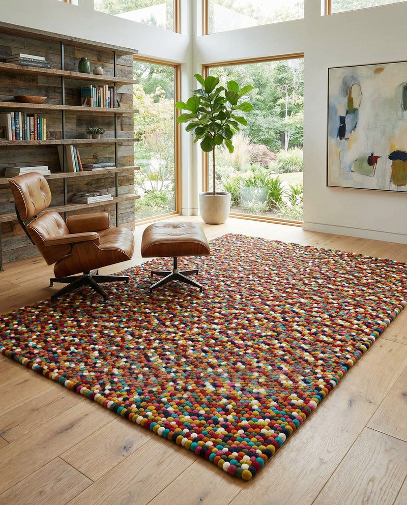 Woolen Sphere Collection Area Rug - Orbsburg (Multi) Rectangle Multi  lifestyle 10