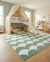Wonder Tykes Collection Area Rug - Sparklewood Rectangle Soft Green  lifestyle 18