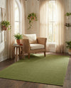 Soho Elegance Collection Area Rug - Chelsea (Green) Rectangle Green  lifestyle 12
