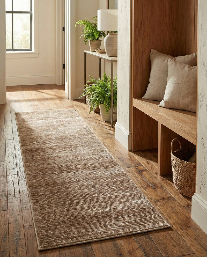 Bloomsbury Elegance Collection Area Rug -  Kensington (Beige) Runner Beige  lifestyle 62