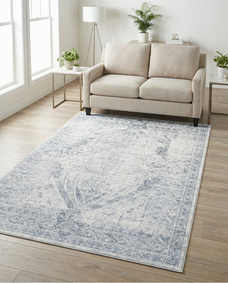 Coastal Manor Collection Area Rug -  Seagrove Rectangle Dark Blue  lifestyle 25