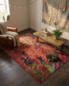 Autumnal Tapestry Collection Area Rug -  Chromaticville Rectangle Multi  lifestyle 7
