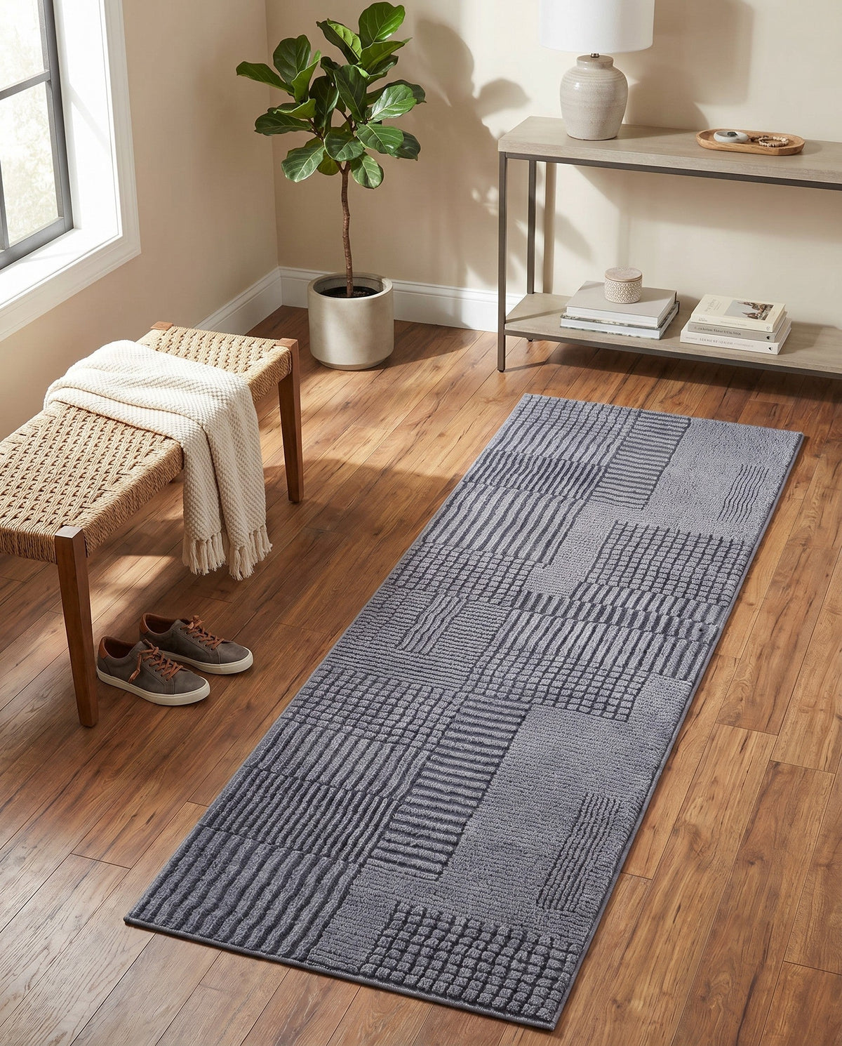 Haven Tapestry Collection Area Rug -  EnchantedGrove Runner Slate Blue  lifestyle 29