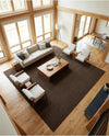 Sahara Sands Collection Area Rug -  Rosetta Square Brown  lifestyle 67