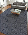 Aravalli Collection Area Rug - Udaipur Rectangle Midnight Blue  lifestyle 26