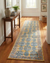 Seville Stripes Collection Area Rug -  Granada (Yellow) Runner Yellow  lifestyle 58
