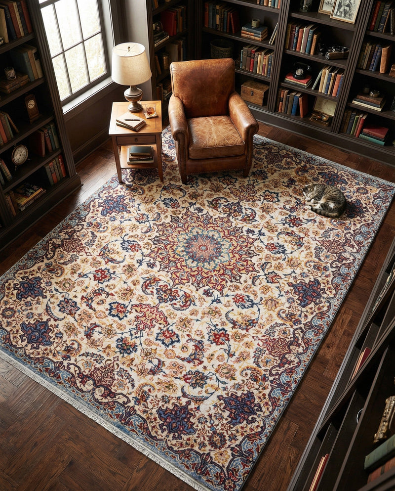 Bazaar Chic Collection Area Rug -  Meknes Rectangle Beige  lifestyle 19