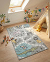 Wonder Tykes Collection Area Rug -  Enigma Rectangle Gray  lifestyle 15