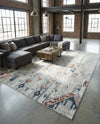 Aegean Elegance Washables Collection Area Rug -  Zakynthos Rectangle Ivory Gray  lifestyle 48