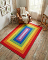 Sunset Isle Wool Braids Collection Area Rug - Paradise Rectangle Multi  lifestyle 21